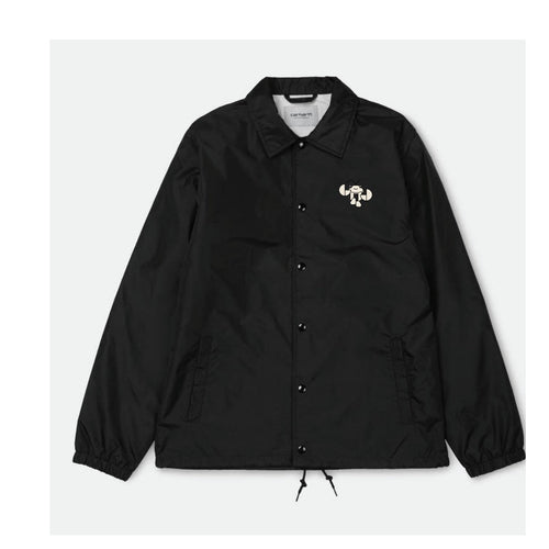 Fat Tony's Coach Jacket — Black, front (supplier mockup — replace with own photo)
