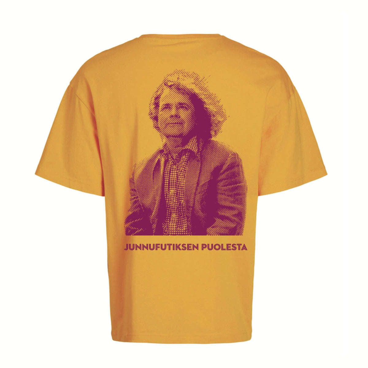 Fat Tony's × Pasi -t-paita, keltainen — selkä